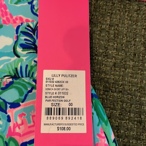 Lilly Pulitzer printed golf skort (sz 00) - Picture 3 of 11